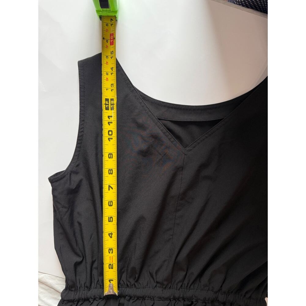 Calvin Klein Black scoop neck sleeveless Classic Minimalist fitted waist SZ 8 - Picture 6 of 13